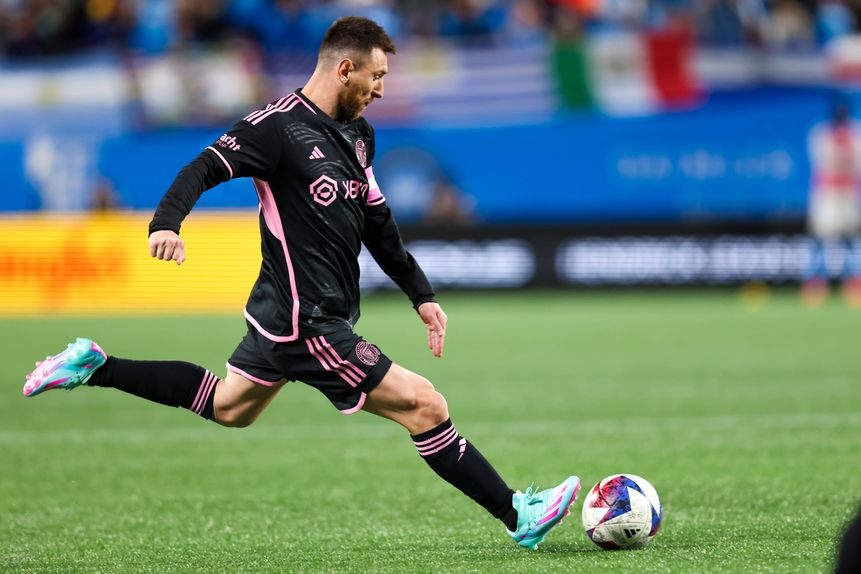 Lionel Messi em ação pelo Inter Miami