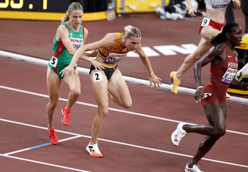 Salomé Afonso nos Mundiais de atletismo Tóquio2025 - Foto: Kiyoshi Ota/EPA