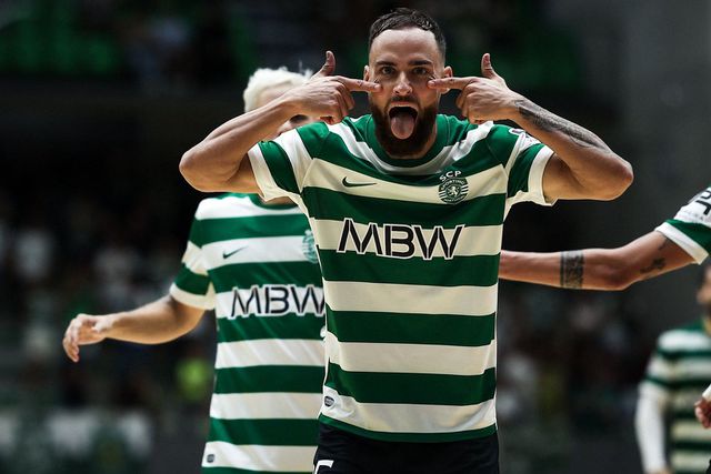 Bruno Pinto bisou no encontro desta tarde Fotos: Sporting CP