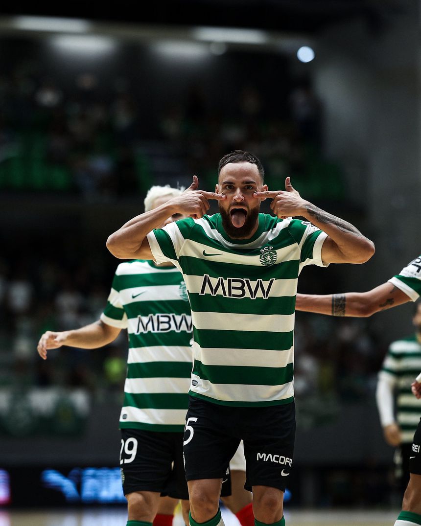 Bruno Pinto bisou no encontro desta tarde Fotos: Sporting CP