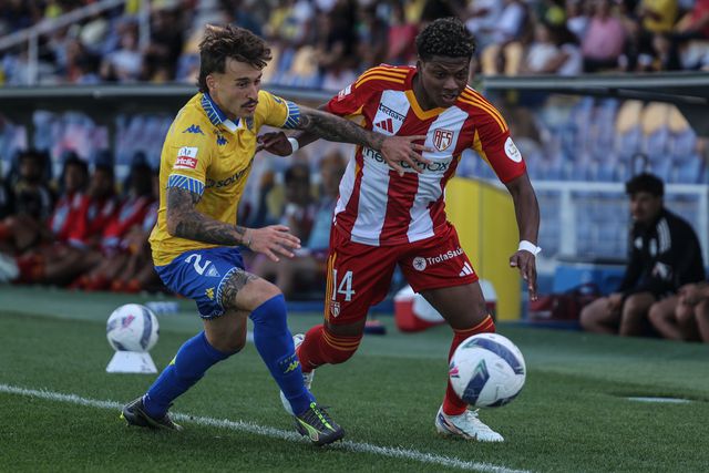 Óscar Perea foi um de quatro jogadores que se estrearam pelo Aves SAD na Amoreira - Foto: Miguel Lopes/LUSA
