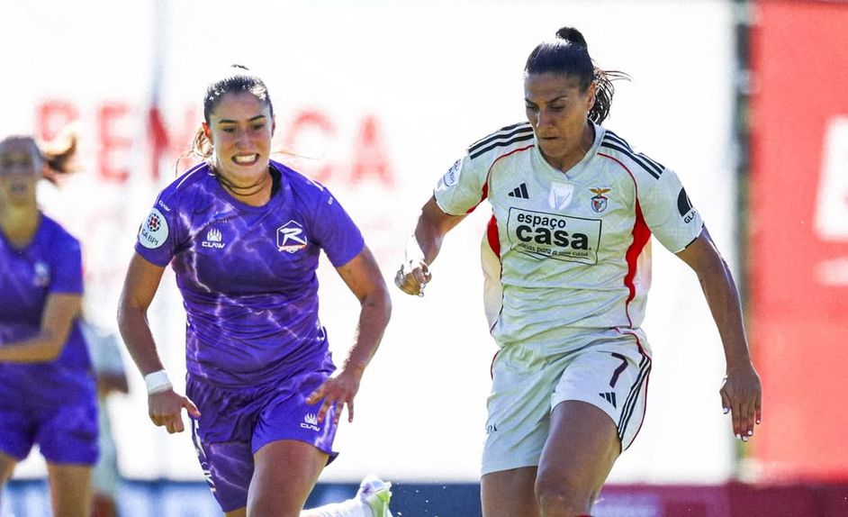 Cristina Martín-Prieto em ação frente ao Racing Power - Foto: Benfica