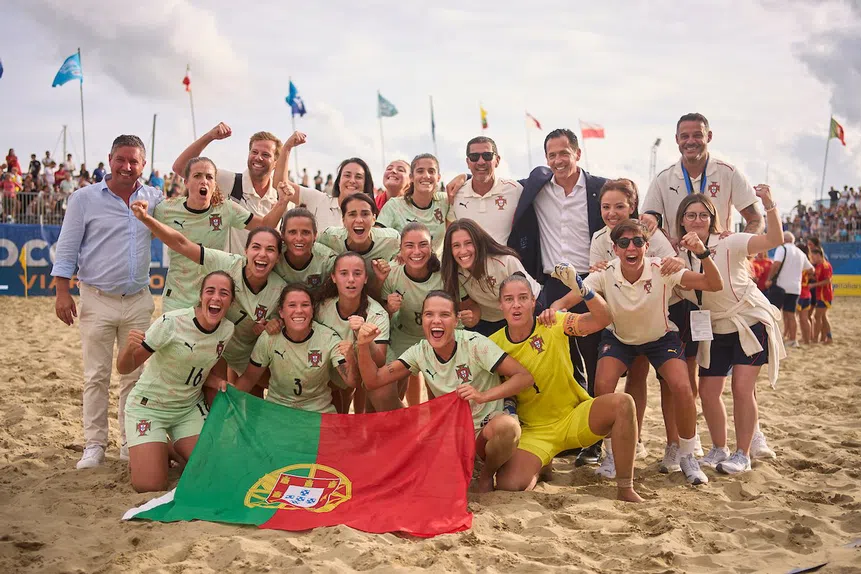Heroínas de praia! Portugal faz história