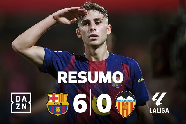 Grandes golos na goleada do Barcelona sobre o Valência (resumo)
