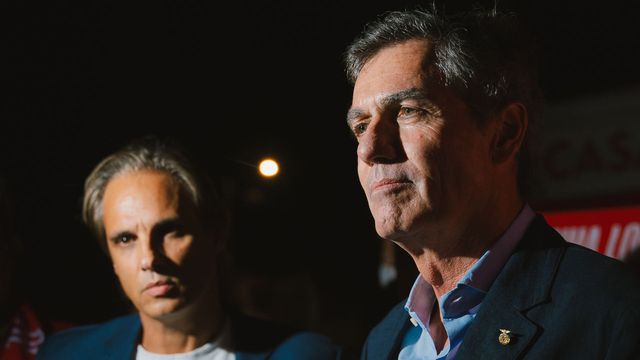 Nuno Gomes e João Noronha Lopes, candidatos a vice-presidente  para o futebol a presidente do Benfica - Foto: Ana Rocha Nené