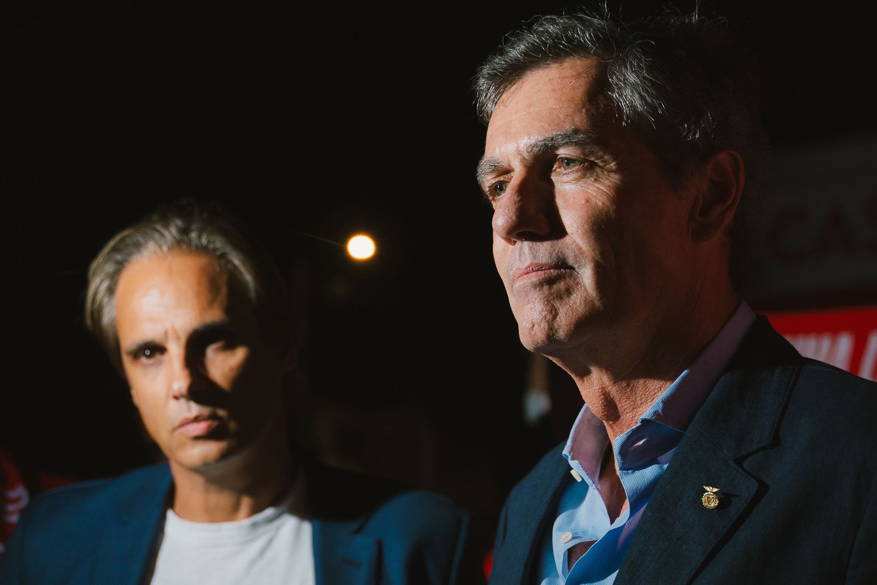 Nuno Gomes e João Noronha Lopes, candidatos a vice-presidente  para o futebol a presidente do Benfica - Foto: Ana Rocha Nené