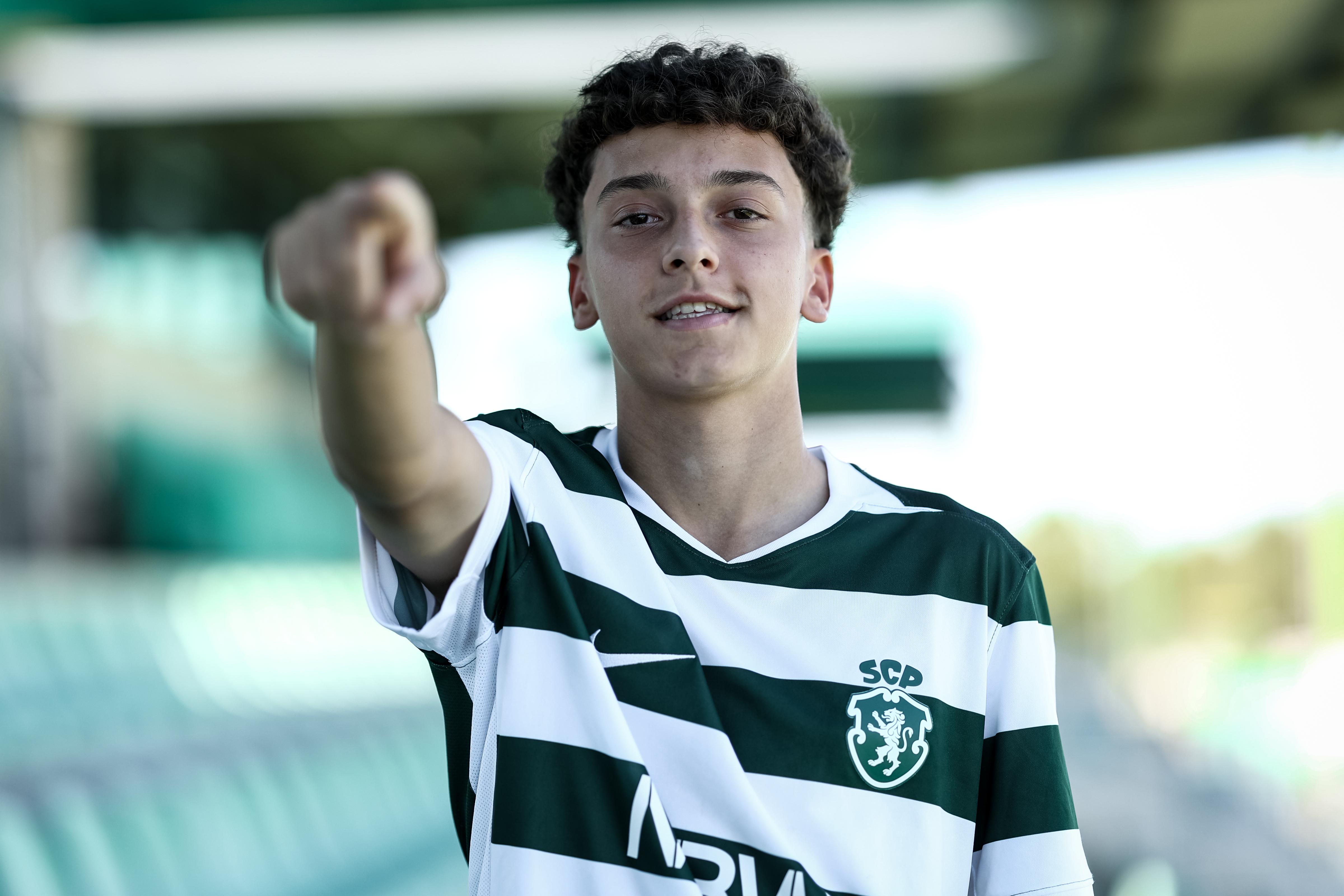 Ricardo Stan tem 14 anos - Foto: SPORTING CP
