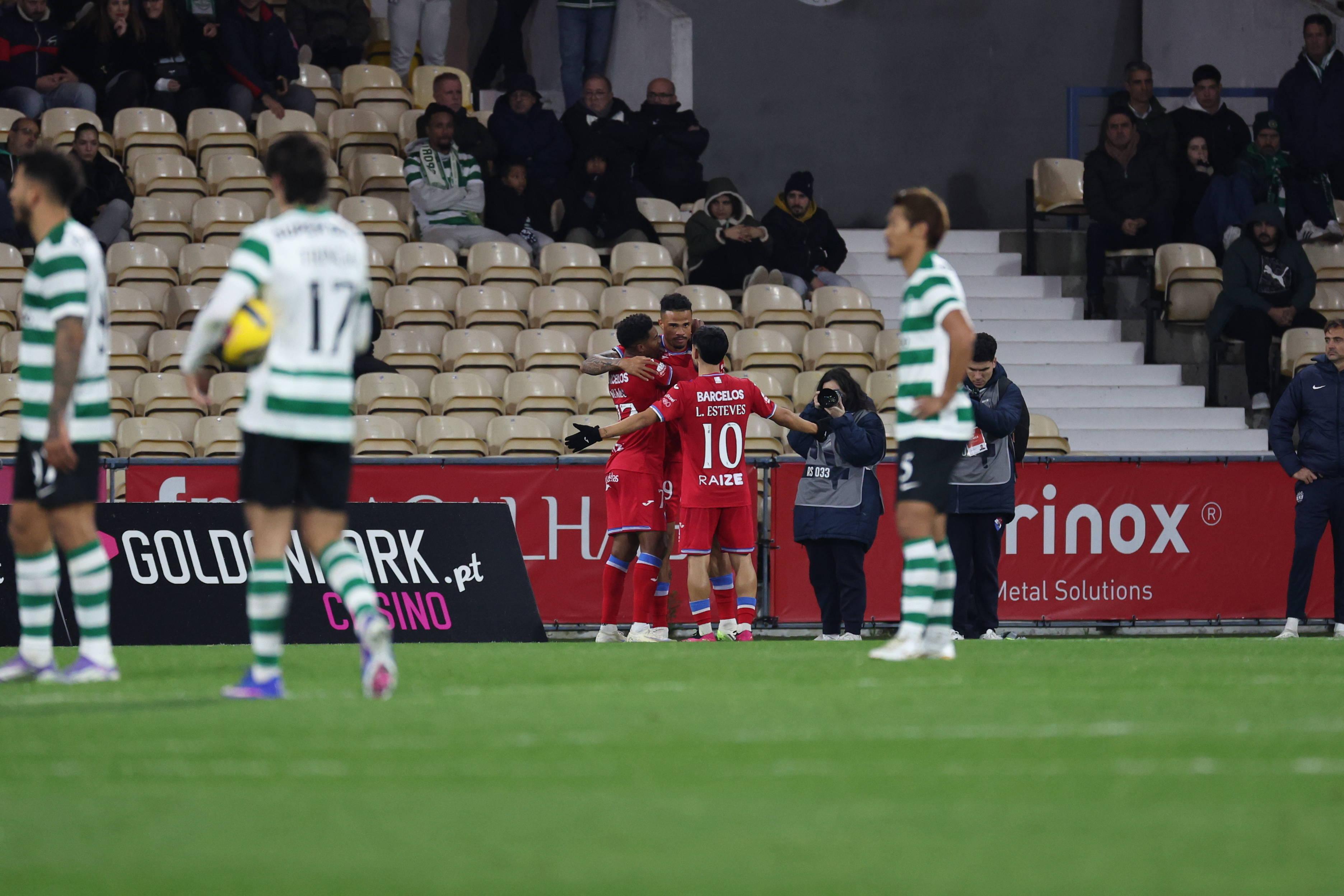 Ronda 17 do campeonato, Sporting em vantagem em Barcelos com golo de Suárez aos 45'. Carlos Eduardo, aos 87', empatou para o Gil Vicente - Foto: IMAGO