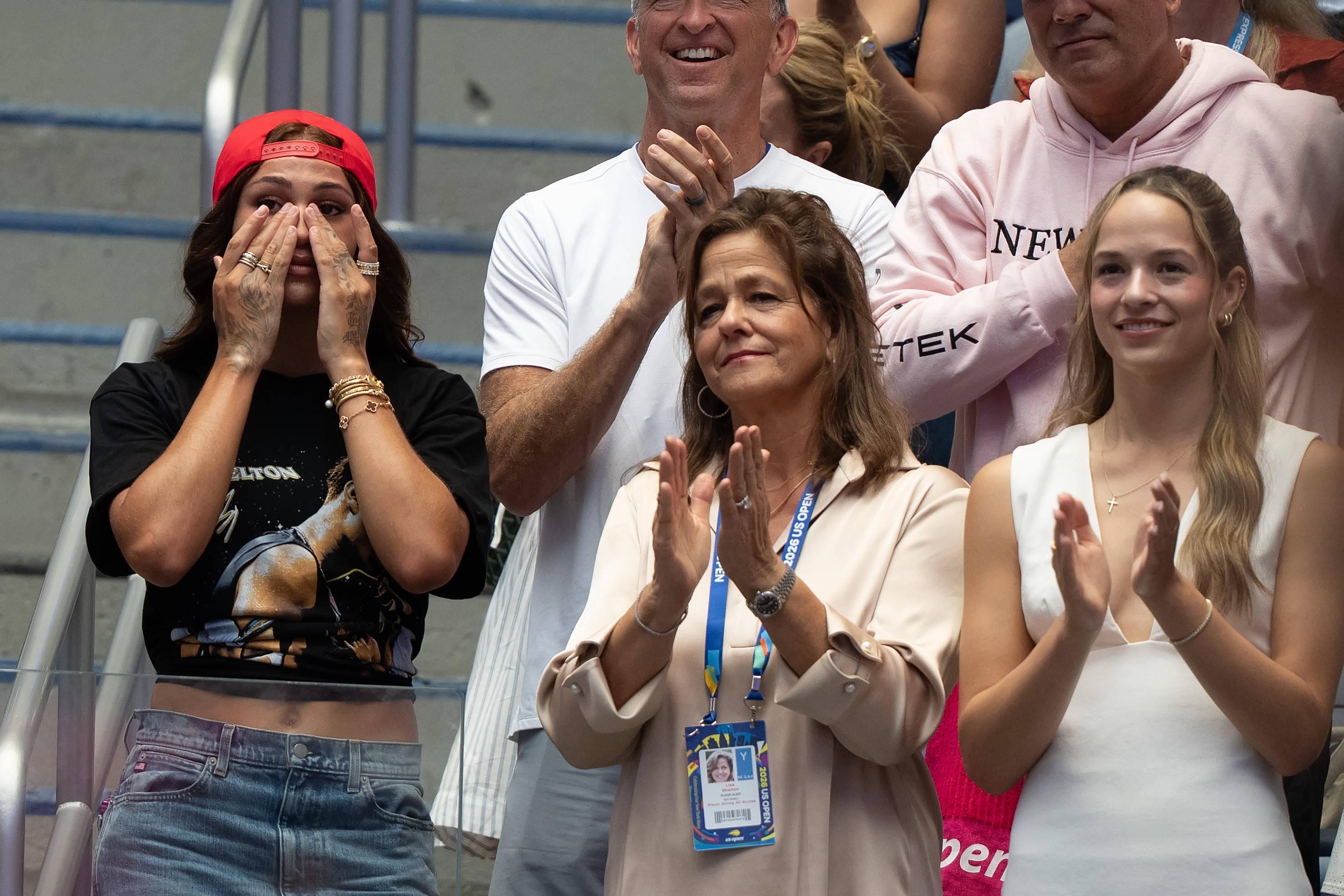 Trinity Rodman esteve no US Open a apoiar Ben Shelton e acabou a chorar- foto: Imago