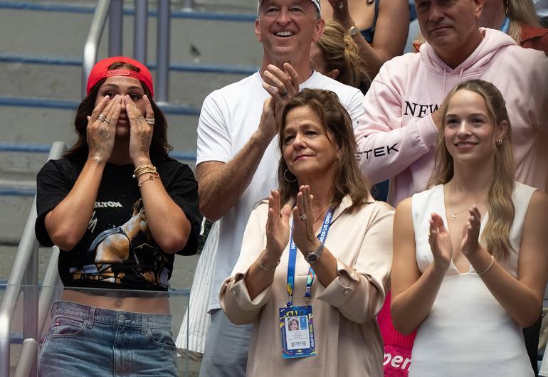 Trinity Rodman esteve no US Open a apoiar Ben Shelton e acabou a chorar- foto: Imago