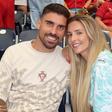 Ruben Neves com a mulher, Débora Lourenço Neves