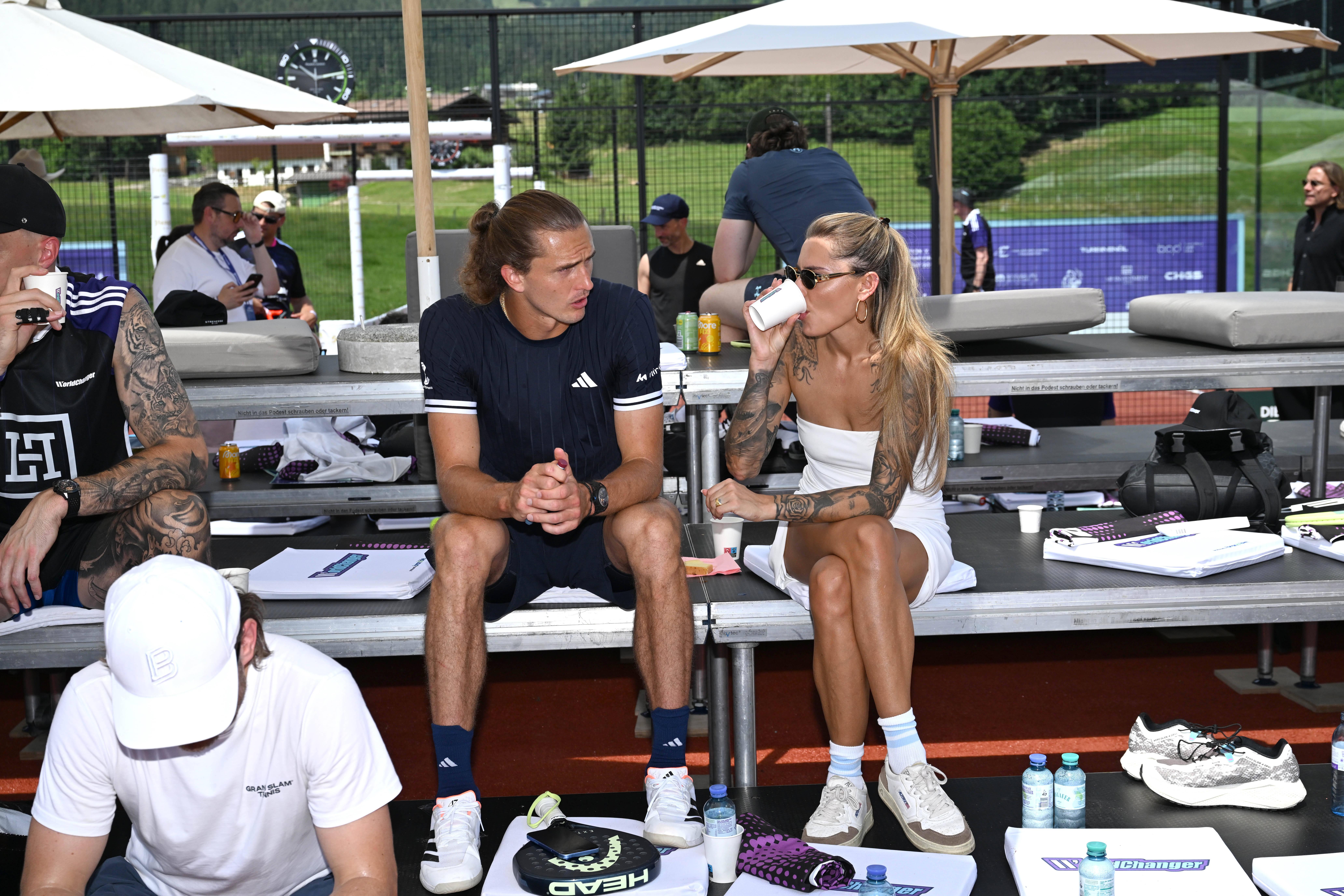 Sophia Thomalla e Alexander Zverev (Imago)