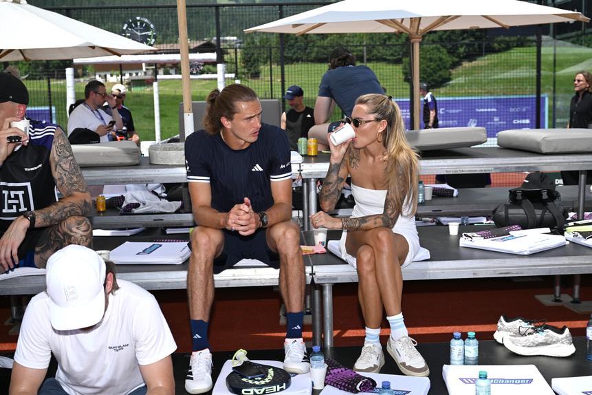 Sophia Thomalla e Alexander Zverev (Imago)