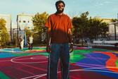 Neemias no último 'court', primeiro nos Estados Unidos, que o homenageia       Fotografia Brianna Robinson/@eyeofbri