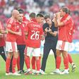 Marco Silva exige Benfica dominador e intenso mas reconheceu, depois do jogo com o Gil Vicente, que alguns jogadores acusaram cansaço — Foto: Sérgio Miguel Santos