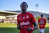 Djé Tavares  estreou-se a marcar pelo Santa Clara, em Arouca. - Foto: SANTA CLARA