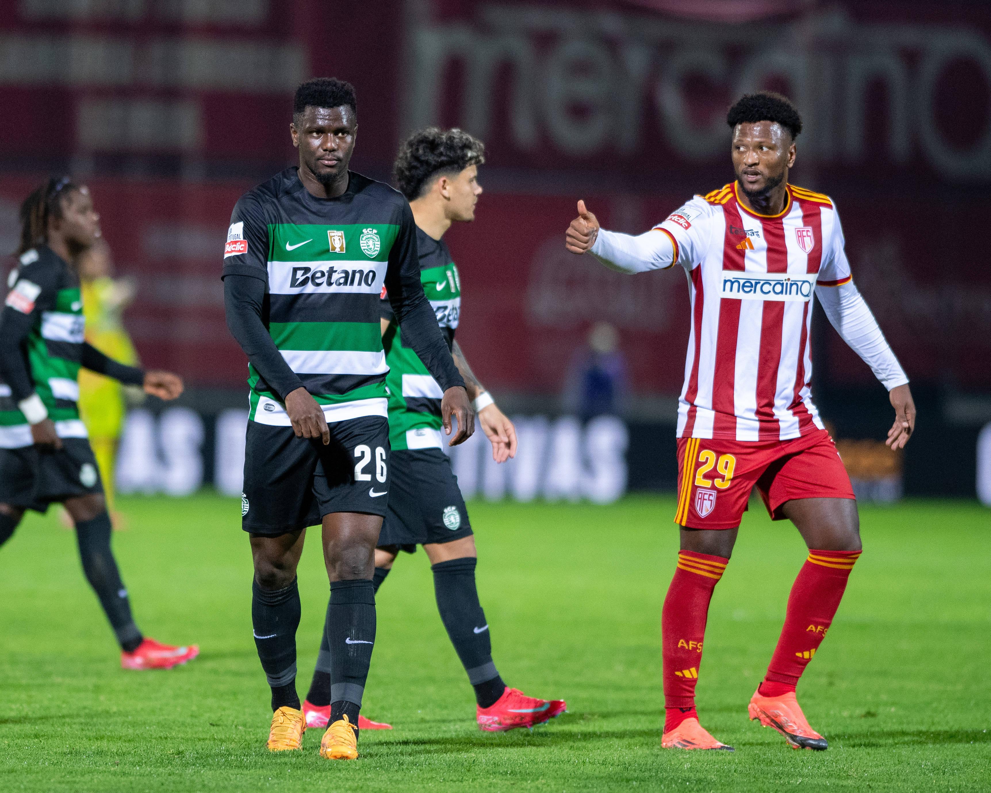 Num jogo em que Diomande marcou (11') e foi expulso, Gyokeres fez o 2-0. Mas Zé Luís (71', gp) e Gustavo Mendonça empataram para o Aves SAD na jornada 23 - Foto: IMAGO
