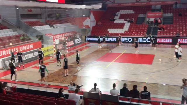 Sporting em aquecimento