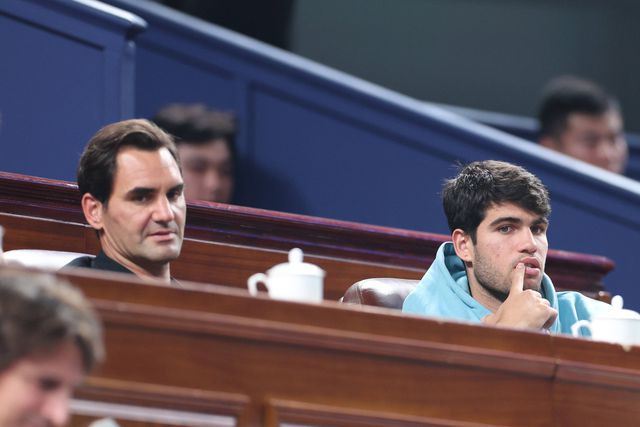 Djokovic manda 'recado' para Federer nas bancadas