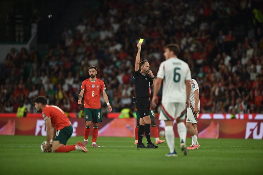 Sérvio Srdjan Jovanovic, de 39 anos, dirigiu o Portugal-Hungria, em Alvalade - Foto: Miguel Nunes