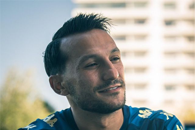 O capitão do Estoril, João Carvalho, transmitiu alento à equipa para os desafios que se seguem. Foto: A BOLA