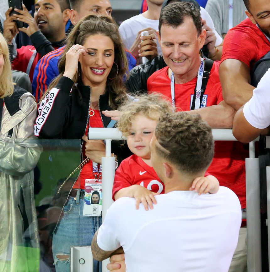 Charlotte e Kieran Trippier