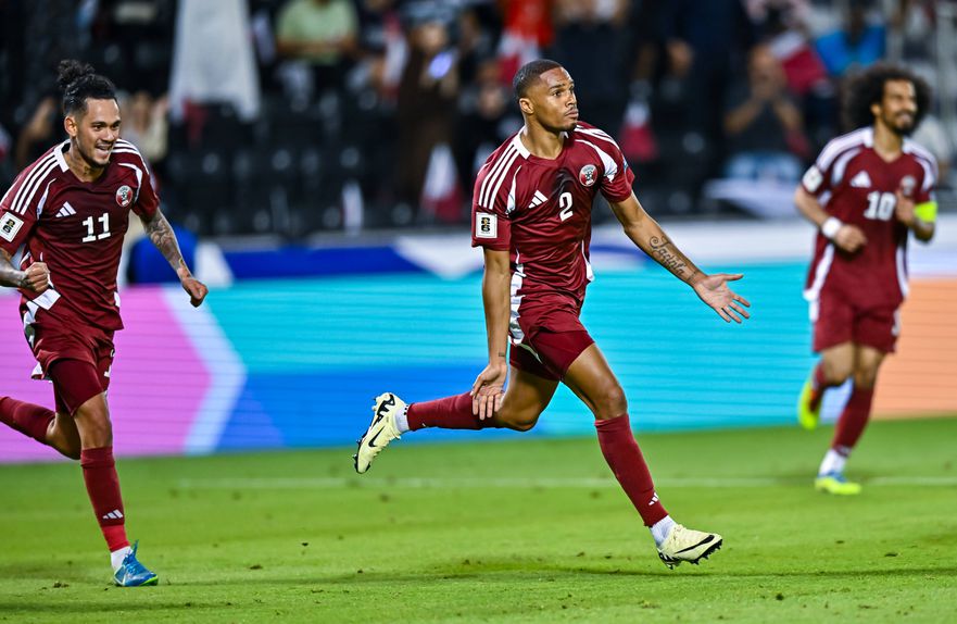 Pedro Ró-Ró marcou o segundo golo dos qataris. Foto: Imago