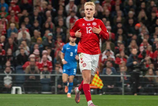 Froholdt fez 'jogo e meio' pela Dinamarca nesta paragem de seleções