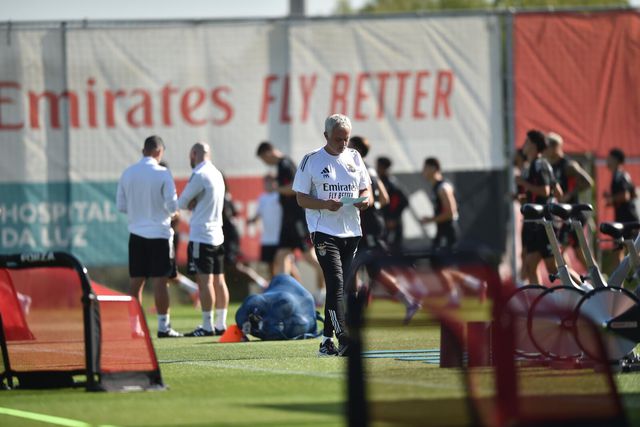 Treino do Benfica no Seixal - Foto Miguel Nunes