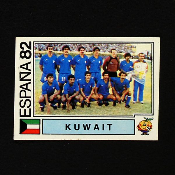 Kuwait, 1.5 milhões de habitantes na estreia no Mundial 1982 em Espanha, quando a competição foi alargada a 24 equipas