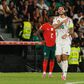 Szoboszlai celebra o golo do empate da Hungria frente a Portugal