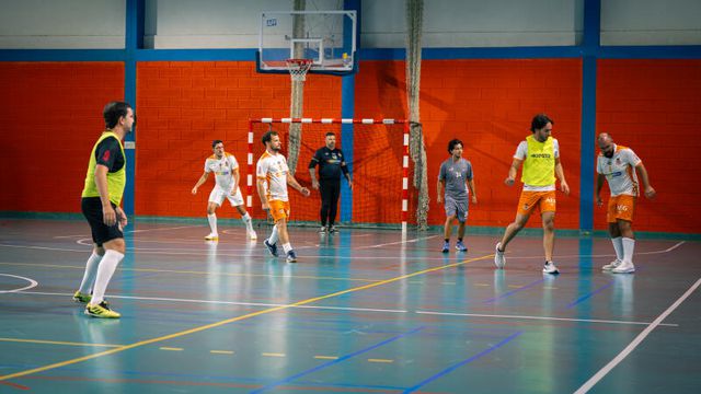 A turma dos Lisbon Foxes em mais um treino - Foto: André Carvalho
