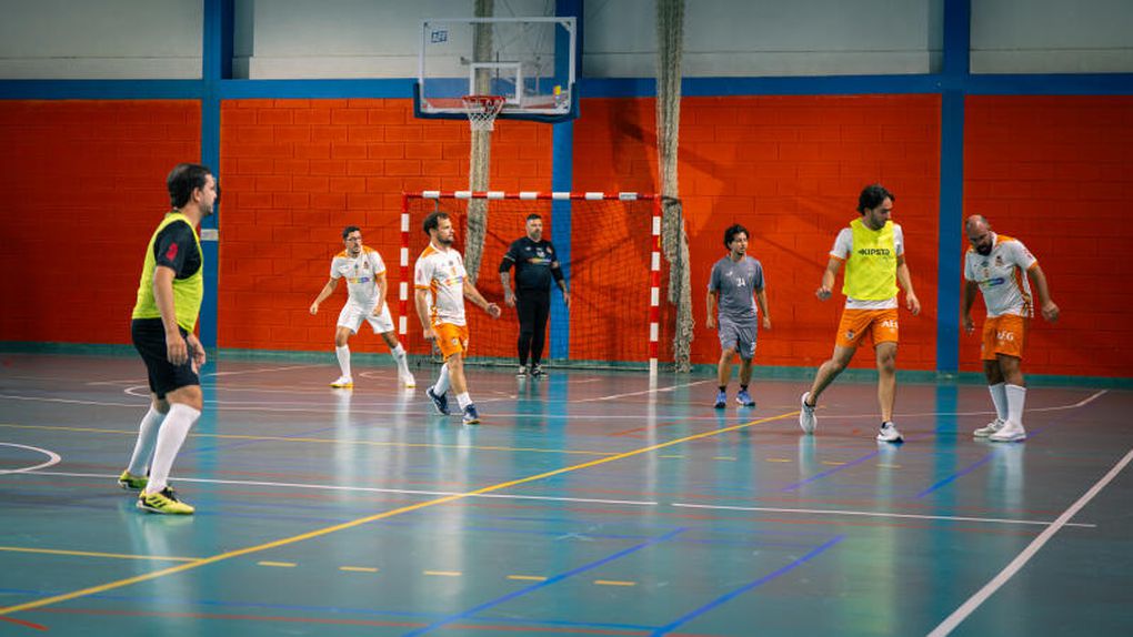 A turma dos Lisbon Foxes em mais um treino - Foto: André Carvalho