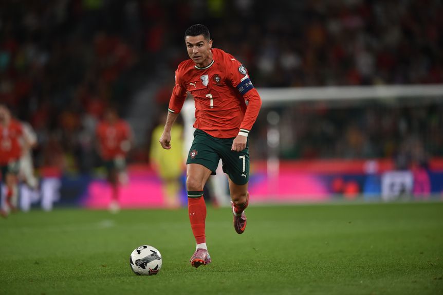 Cristiano Ronaldo no Portugal-Hungria - Foto: Miguel Nunes