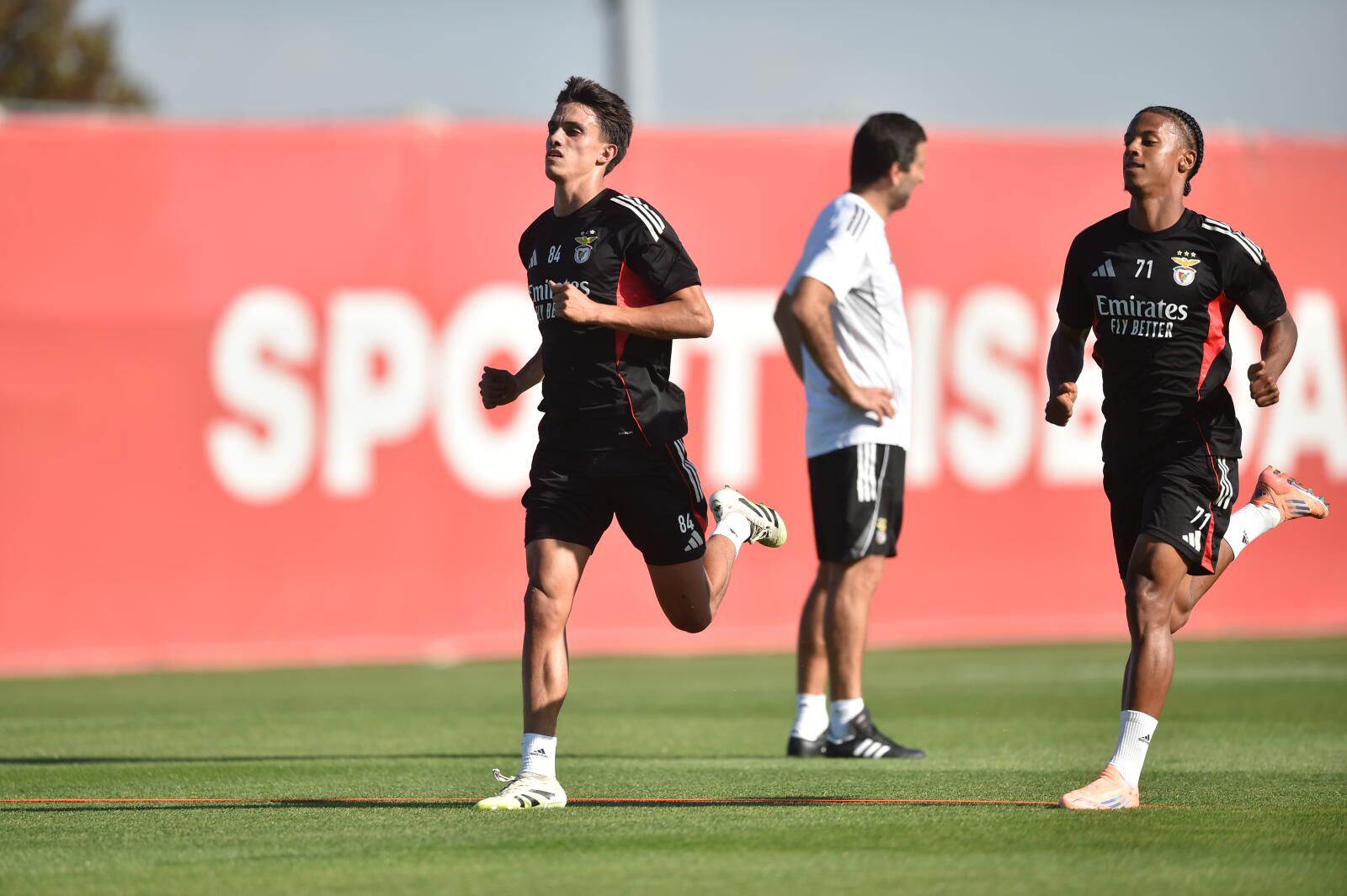 Treino do Benfica no Seixal - Foto Miguel Nunes
