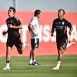 Treino do Benfica no Seixal - Foto Miguel Nunes