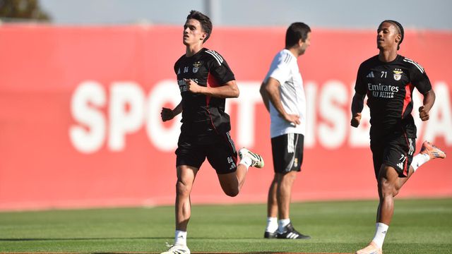 Treino do Benfica no Seixal - Foto Miguel Nunes