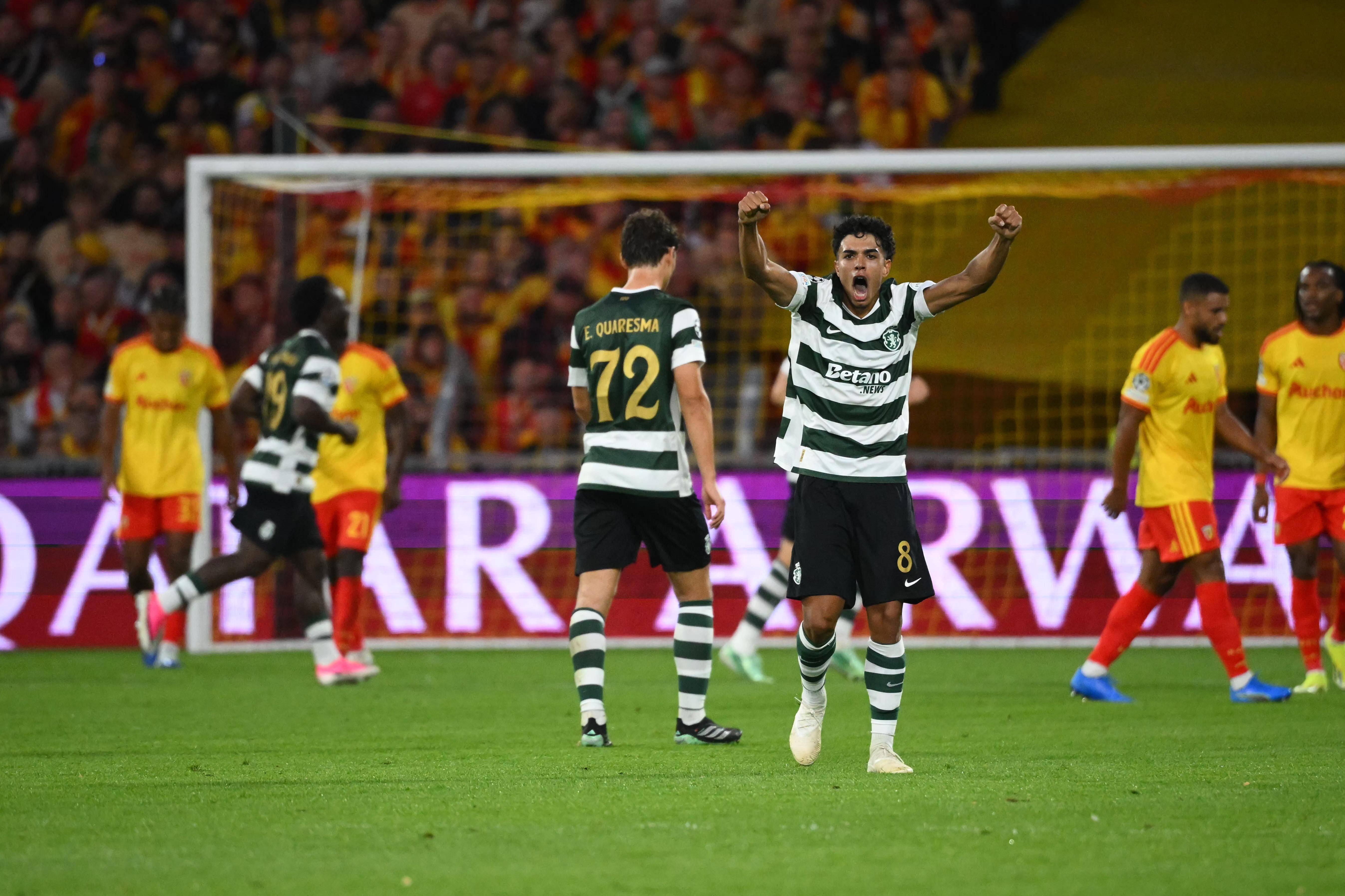 Festa do Sporting em Lens. Foto IMAGO