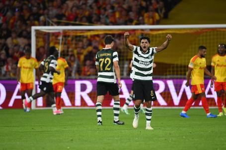Festa do Sporting em Lens. Foto IMAGO