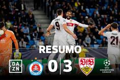 Estugarda com vitória categórica na Eslováquia (resumo)