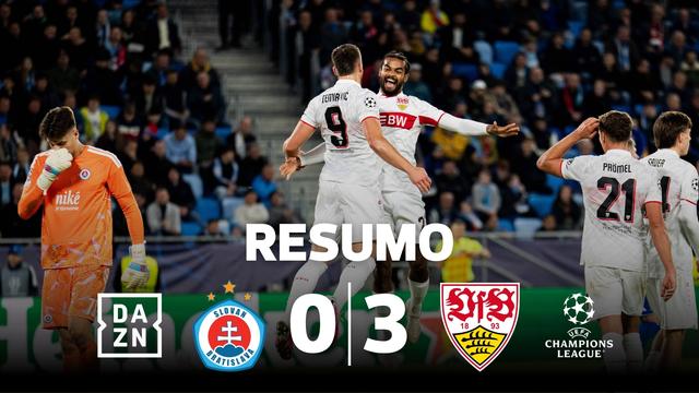 Estugarda com vitória categórica na Eslováquia (resumo)