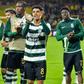 Jogadores leoninos não esconderam a satisfação após a vitória em Lens - Foto: IMAGO