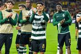 Jogadores leoninos não esconderam a satisfação após a vitória em Lens - Foto: IMAGO