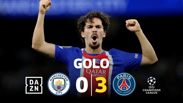 Não podia faltar um golo português: Vitinha marca e o PSG vai esmagando o Man. City