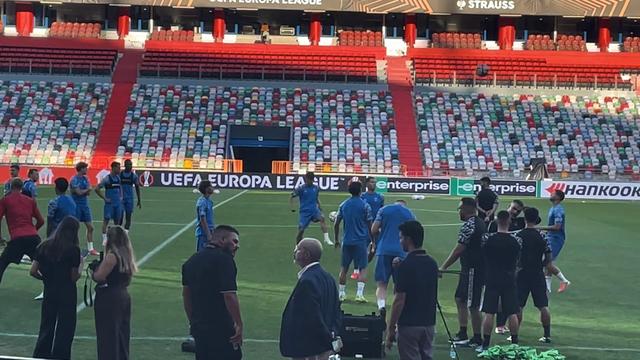 Treino do Torreense em Leiria