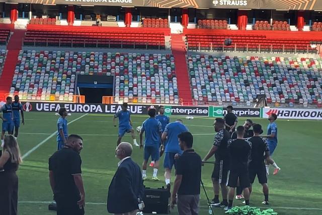 Treino do Torreense em Leiria