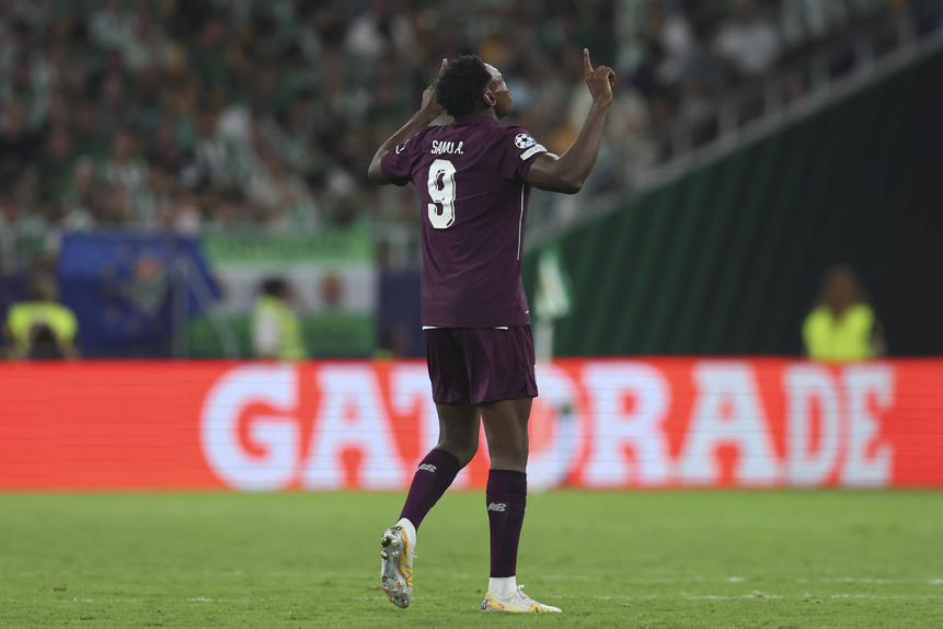 Samu festeja o golo marcado em La Cartuja - Foto: IMAGO