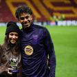 Inés García e Lamine Yamal. Foto IMAGO