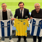 Branco (à direita) com André Villas-Boas e outro representante da CBF - Foto: Instagram/Branco