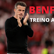 Direto: siga o treino do Benfica antes da receção ao Celtic